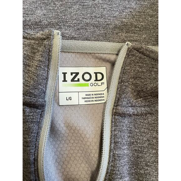 Izod Golf 1/4 Zip Pullover, Long Sleeve, Brown, Exc Cond, Men's Large - Picture 6 of 6